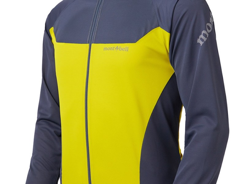 真夏のサイクリングで直射日光の圧が和らぐモンベル サイクール ロングスリーブジップシャツ&nbsp;Men’s